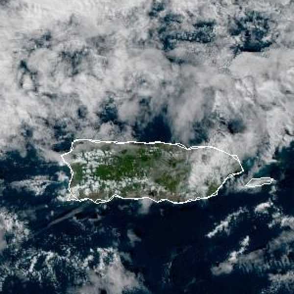 météo tropicale : Image satellite .