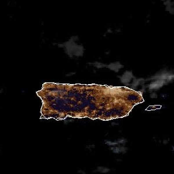 météo tropicale : Image satellite .