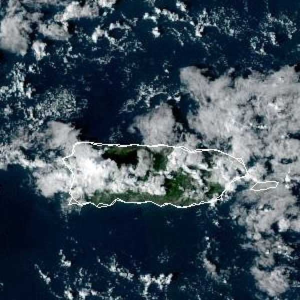 météo tropicale : Image satellite .