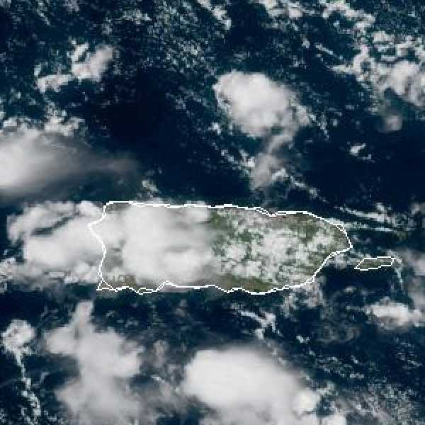 météo tropicale : Image satellite .
