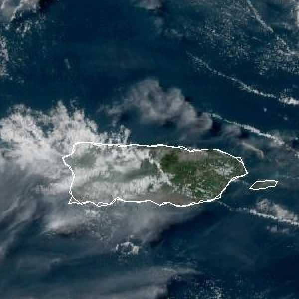 météo tropicale : Image satellite .