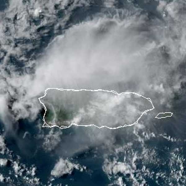 météo tropicale : Image satellite .