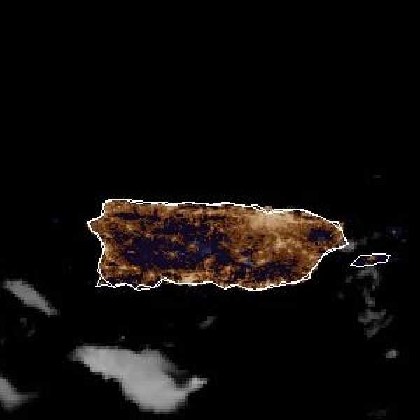 météo tropicale : Image satellite .