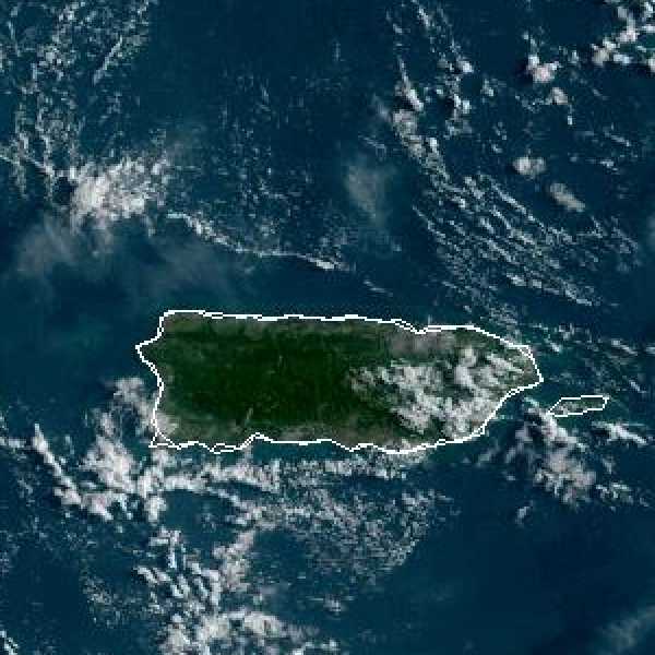 météo tropicale : Image satellite .