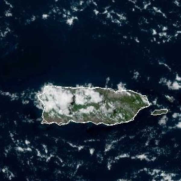 météo tropicale : Image satellite .