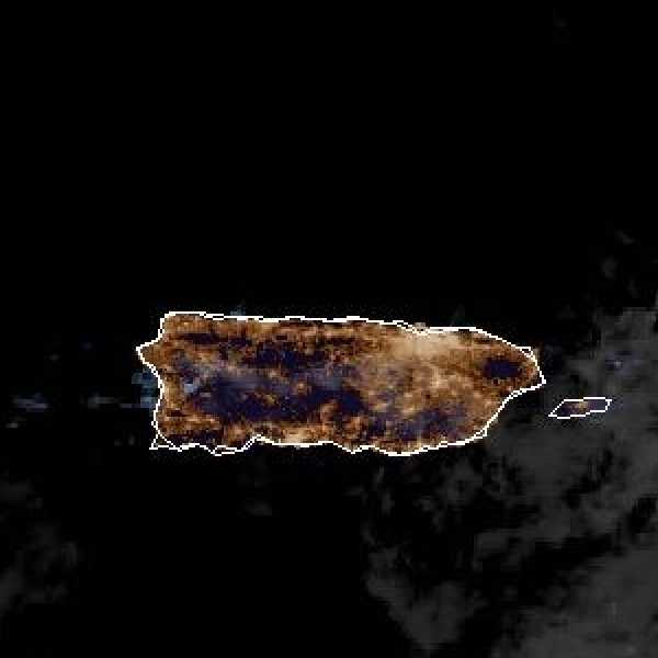 météo tropicale : Image satellite .