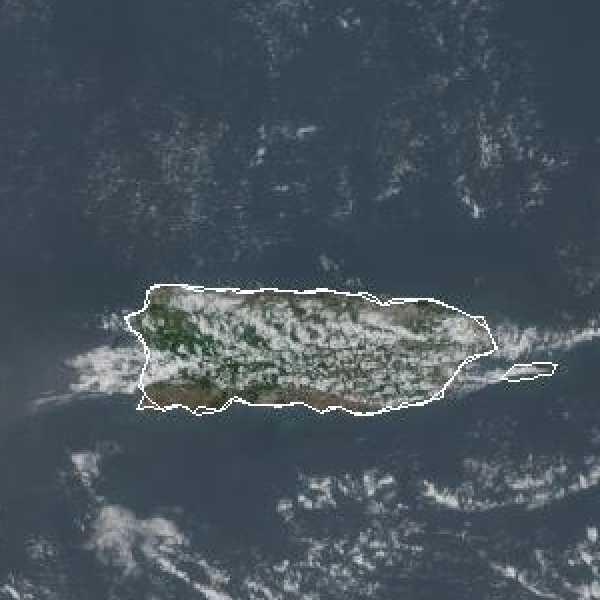 météo tropicale : Image satellite .
