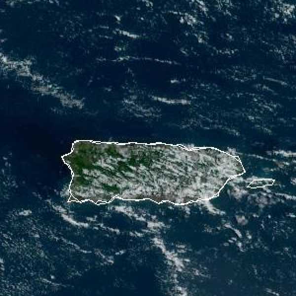 météo tropicale : Image satellite .