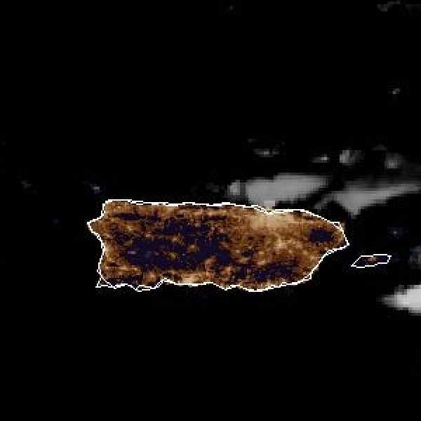météo tropicale : Image satellite .