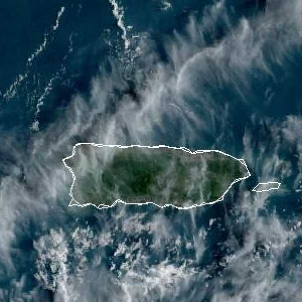 météo tropicale : Image satellite .