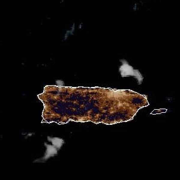 météo tropicale : Image satellite .