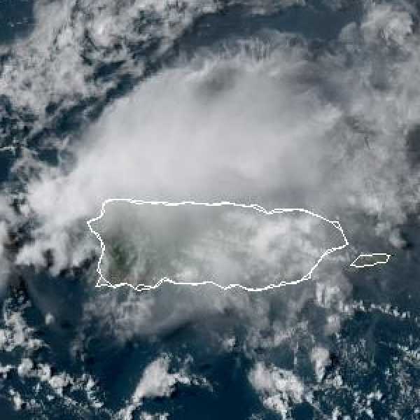 météo tropicale : Image satellite .
