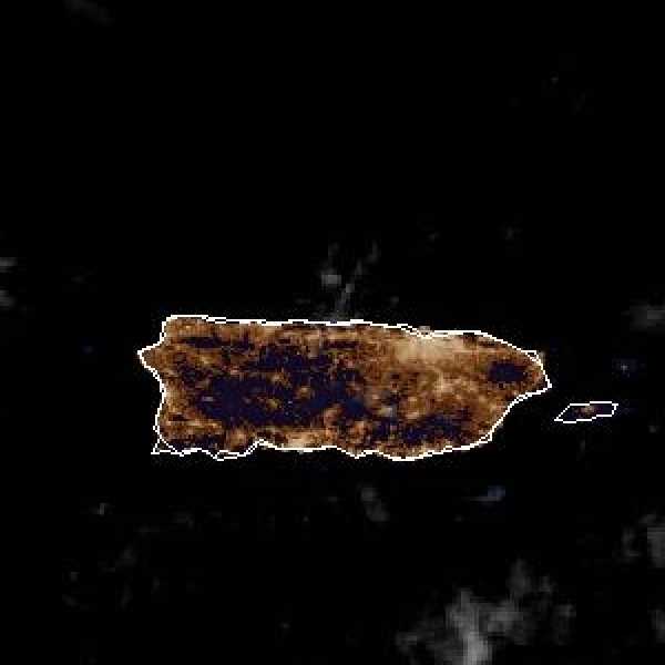 météo tropicale : Image satellite .