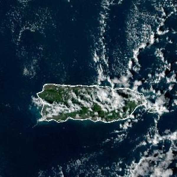 météo tropicale : Image satellite .