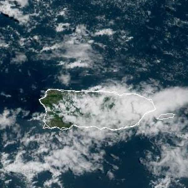 météo tropicale : Image satellite .