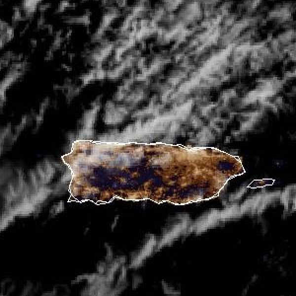 météo tropicale : Image satellite .