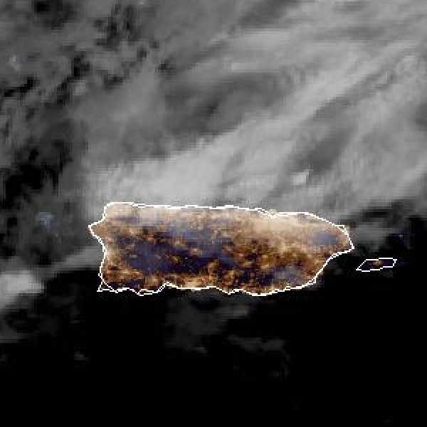 météo tropicale : Image satellite .