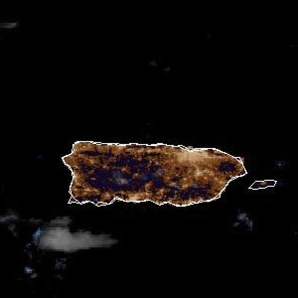 météo tropicale : Image satellite .