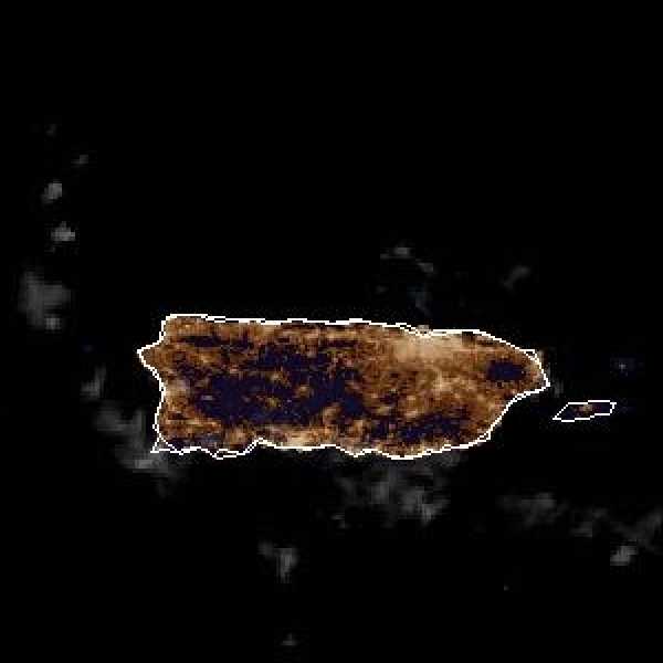 météo tropicale : Image satellite .