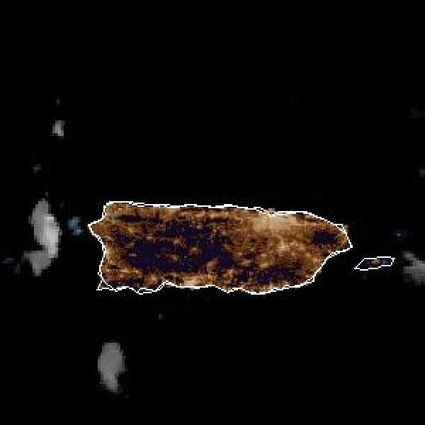 météo tropicale : Image satellite .