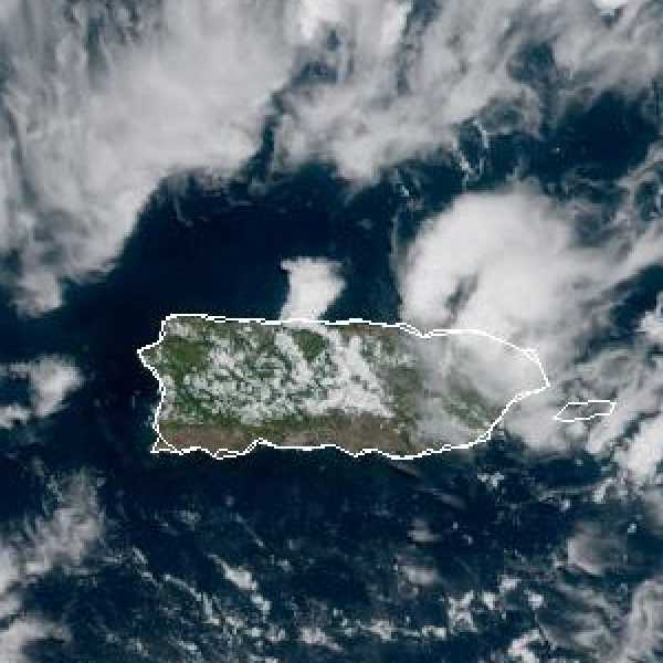 météo tropicale : Image satellite .