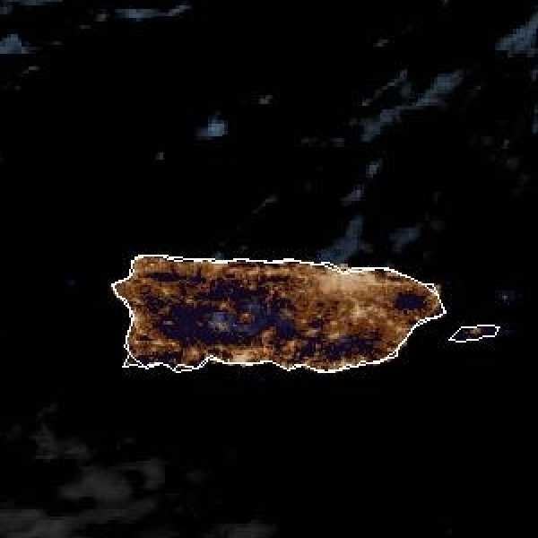 météo tropicale : Image satellite .