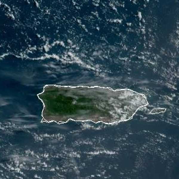 météo tropicale : Image satellite .
