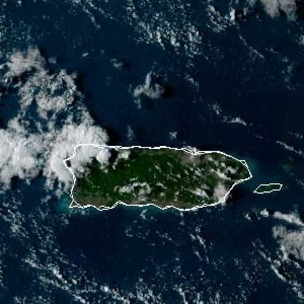 météo tropicale : Image satellite .