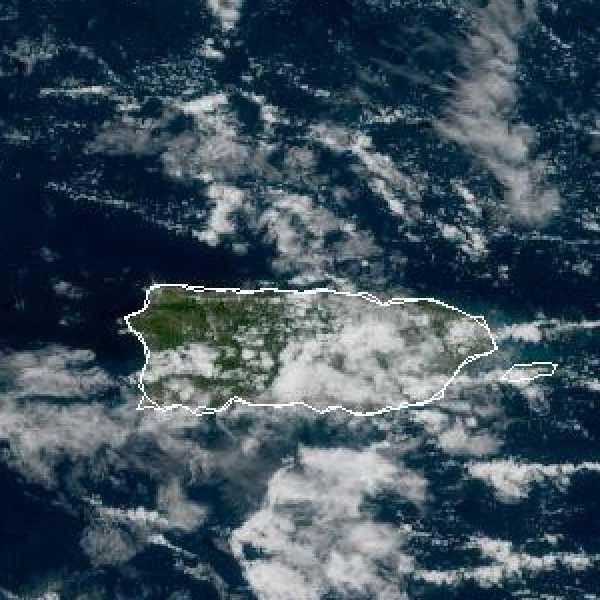 météo tropicale : Image satellite .