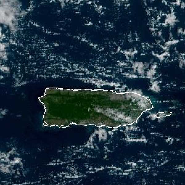 météo tropicale : Image satellite .