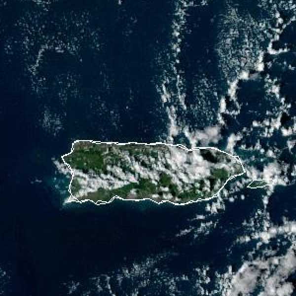 météo tropicale : Image satellite .