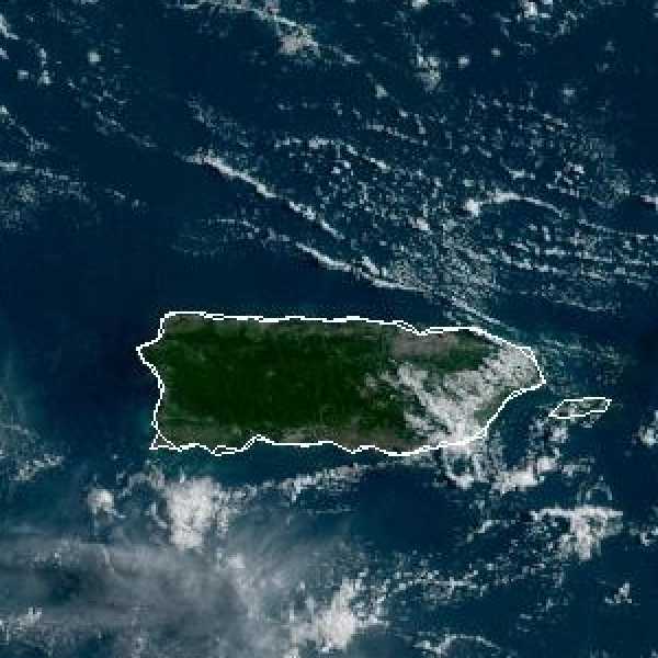 météo tropicale : Image satellite .