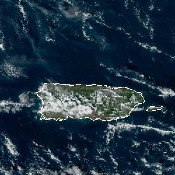 météo tropicale : Image satellite .