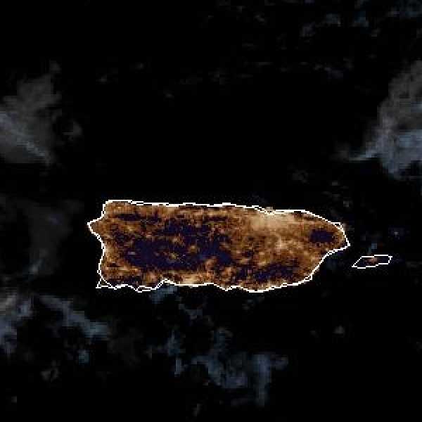 météo tropicale : Image satellite .