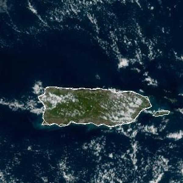 météo tropicale : Image satellite .