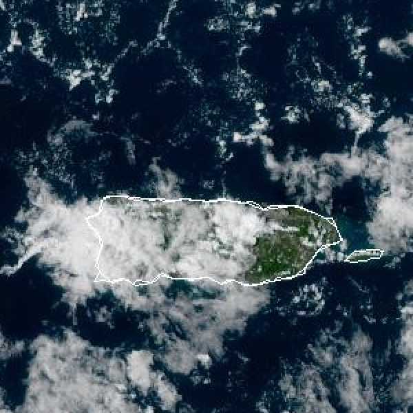 météo tropicale : Image satellite .