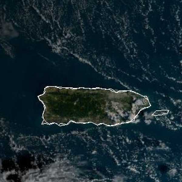 météo tropicale : Image satellite .