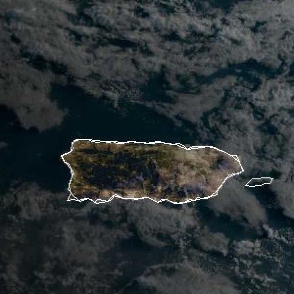 météo tropicale : Image satellite .