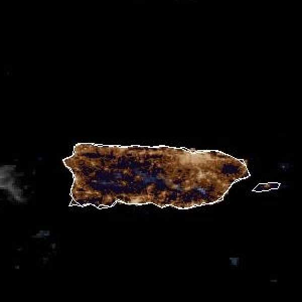 météo tropicale : Image satellite .