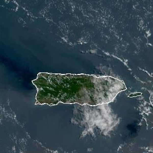 météo tropicale : Image satellite .