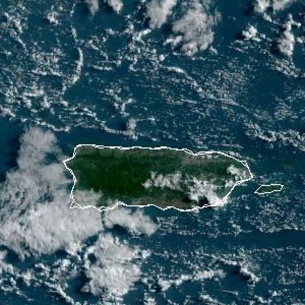 météo tropicale : Image satellite .