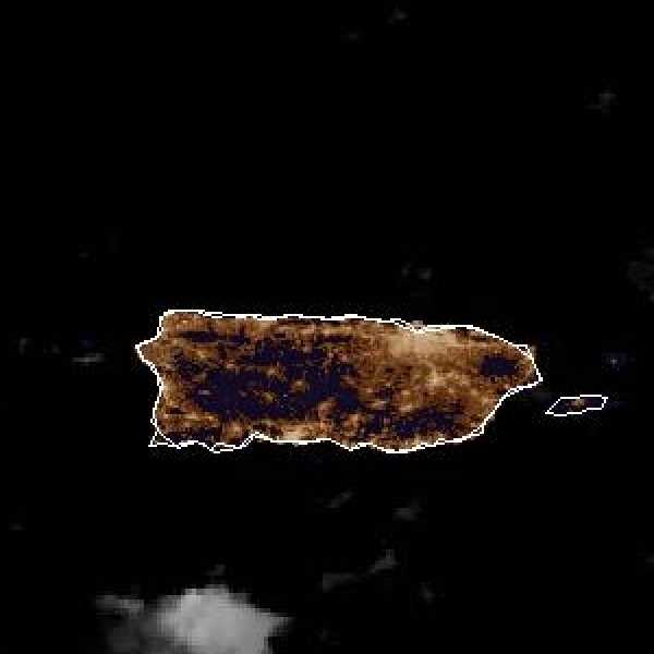 météo tropicale : Image satellite .