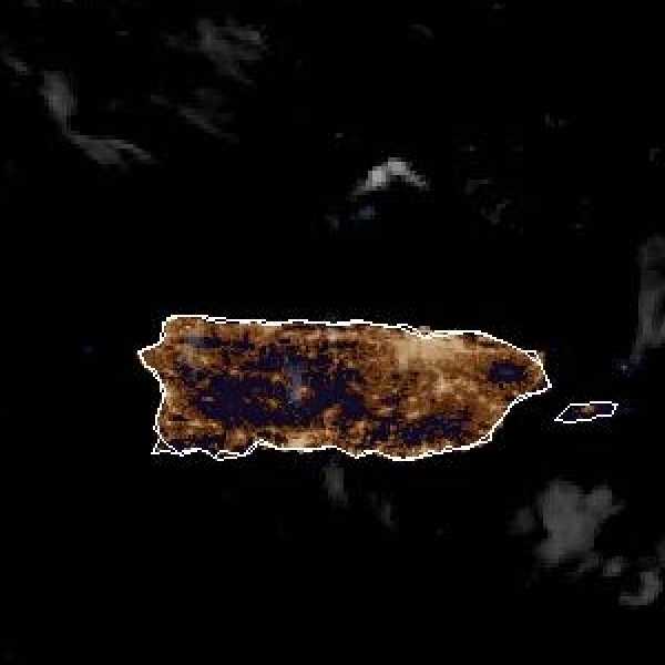 météo tropicale : Image satellite .