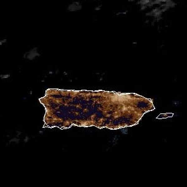 météo tropicale : Image satellite .