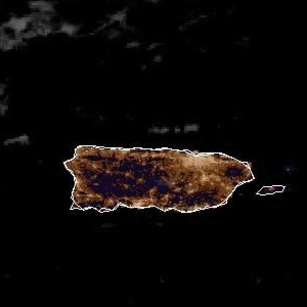 météo tropicale : Image satellite .