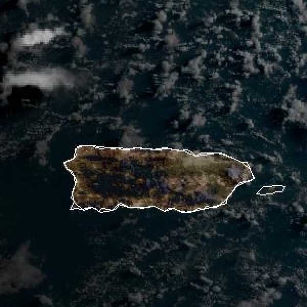 météo tropicale : Image satellite .