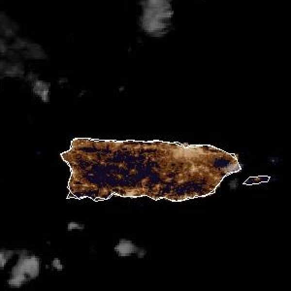 météo tropicale : Image satellite .