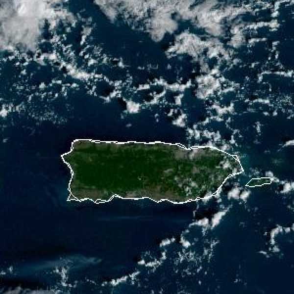 météo tropicale : Image satellite .