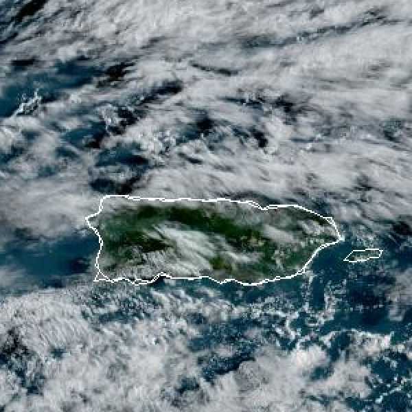 météo tropicale : Image satellite .