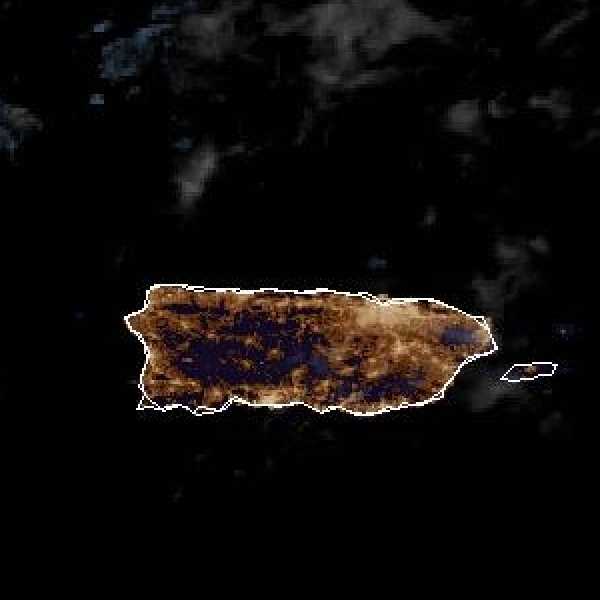 météo tropicale : Image satellite .